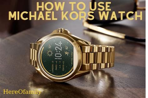 michael kors access screen adjust time before dimming|michael kors access gage instructions.